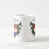 Nummer één Kroatische vader Koffiemok (Center)