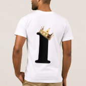 nummer één kroon op shirt (Achterkant)