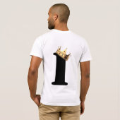 nummer één kroon op shirt (Achterkant volledig)