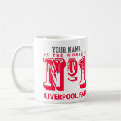 Nummer één Liverpool Fan Koffiemok (Links)