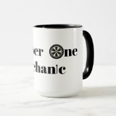 Nummer één mechanische koffie-Mok Mok (Voorkant rechts)
