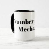 Nummer één mechanische koffie-Mok Mok (Voorkant links)