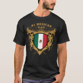 Nummer één Mexicaanse vader T-shirt (Voorkant)