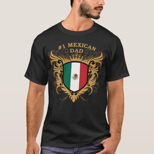 Nummer één Mexicaanse vader T-shirt (Voorkant)