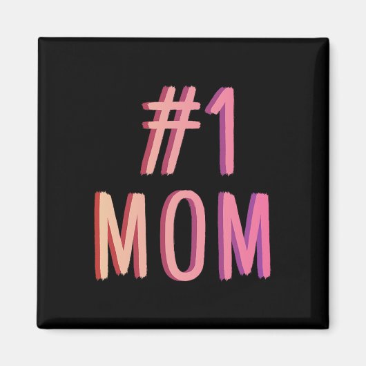 Nummer een moeder beste moeder ooit wereld beste m magneet (Voorkant)