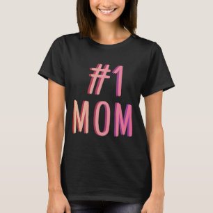 Nummer een moeder beste moeder ooit wereld beste m t-shirt