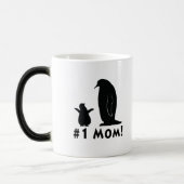 Nummer één moeder: Penguin en Chick Magische Mok (Links)