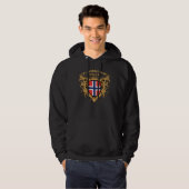 Nummer één Noorse oom Hoodie (Voorkant volledig)