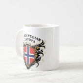 Nummer één Noorse opa Koffiemok (Voorkant links)