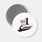 Nummer één Oma Magneet (Voorkant / Achterkant)