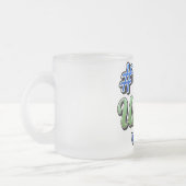 Nummer één oom matglas koffiemok (Links)