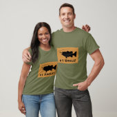 Nummer één oom met Largemouth Bass T-shirt (Unisex)