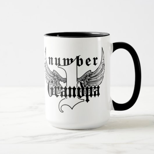 Nummer één opa koffie Mok (Rechts)