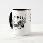 Nummer één opa koffie Mok (Voorkant links)