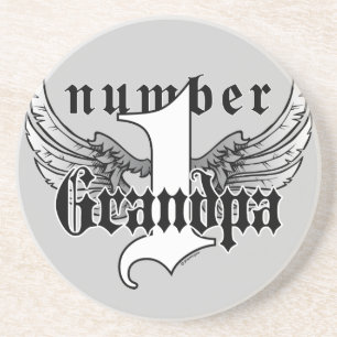 Nummer één opa-Onderzetter Zandsteen Onderzetter