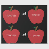 Nummer één-opbergpapier voor docenten cadeaupapier (Vlak)