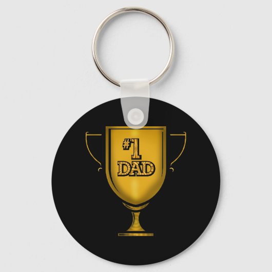 Nummer één pap geeft hem een cadeau sleutelhanger (Voorkant)