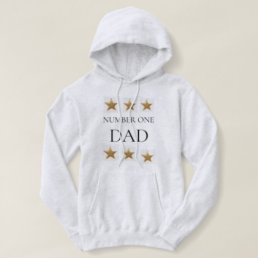 Nummer één pap Hoodie (Design voorkant)