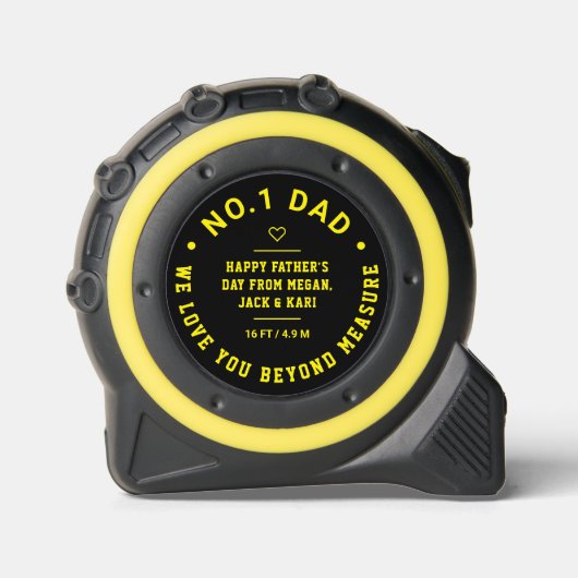 Nummer één, pap, hou onmetelijk van je, Schattige Rolmaat (Voorkant)