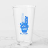 Nummer één pap Vaderdag Beer Glass Tumbler (Achterkant)