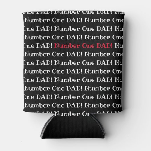 Nummer één papa Koelbox Blikjeskoeler (Voorkant)