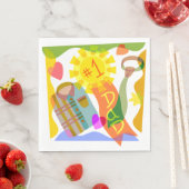 Nummer één papa Napkins Servet (Insitu)