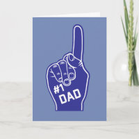 Nummer één Papa Sportieve Vaderdag