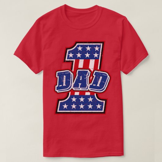nummer één papa t-shirt (Design voorkant)