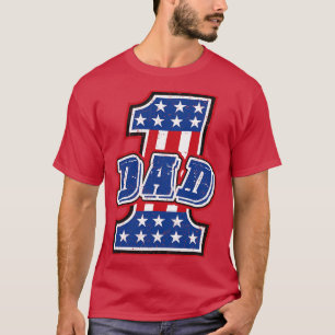 nummer één papa t-shirt