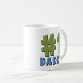 Nummer één pappa-product koffiemok (Voorkant rechts)