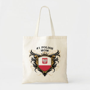 Nummer één Poolse moeder Tote Bag
