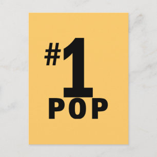 Nummer één Pop producten Briefkaart