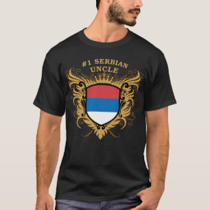 Nummer één Servische oom T-shirt
