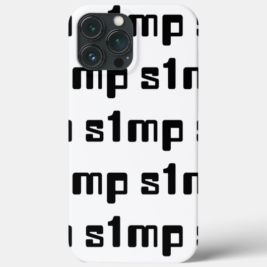 Nummer één Simp Case-Mate iPhone Case (Achterkant)