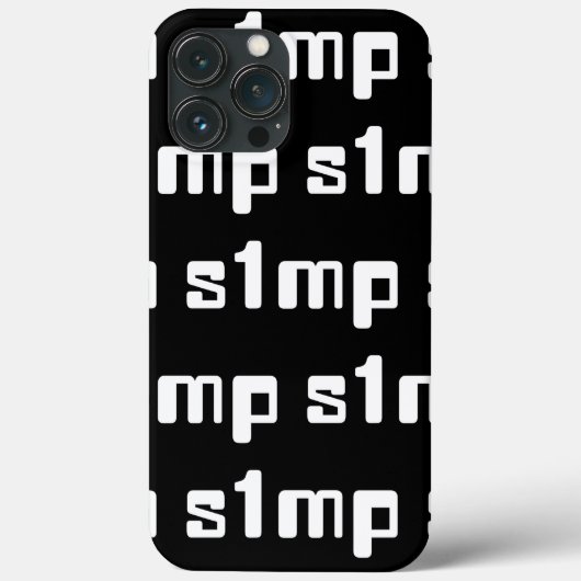 Nummer één Simp Hoesje-Mate iPhone Case (Achterkant)