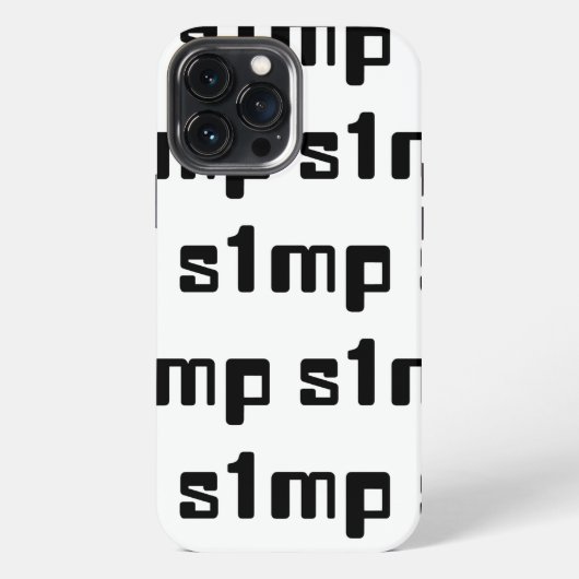 Nummer één Simp iPhone Hoesje (Achterkant)