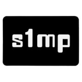 Nummer één Simp Magneet (Horizontaal)