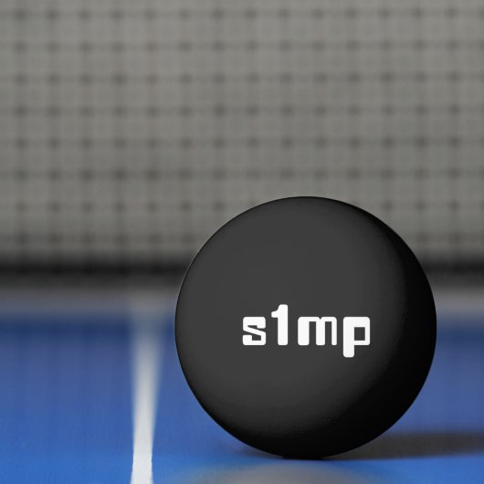 Nummer één Simp Ping Pong Ball (Net)