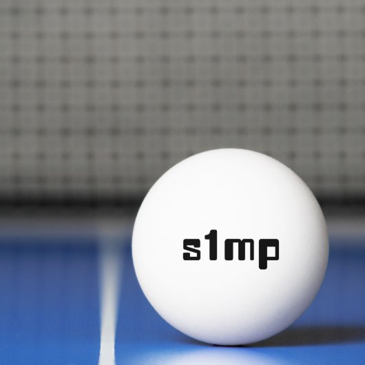 Nummer één Simp Pingpongbal (Net)