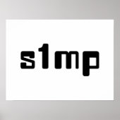 Nummer één Simp-Poster Poster (Voorkant)