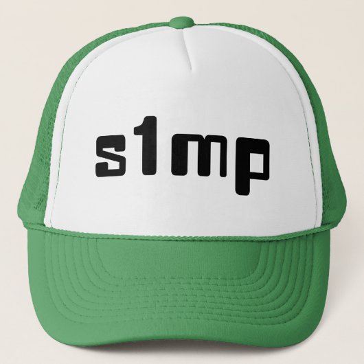 Nummer één Simp Trucker Pet (Voorkant)