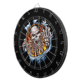 Nummer één skelet dartbord (Voorkant Rechts)