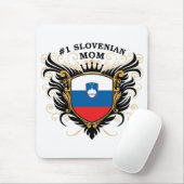 Nummer één Sloveense moeder Muismat (Met muis)