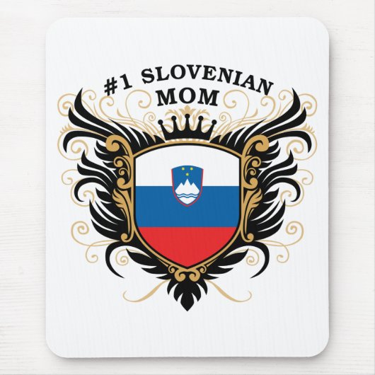 Nummer één Sloveense moeder Muismat (Voorkant)