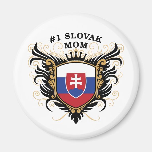 Nummer een Slowaakse moeder Magneet (Voorkant)