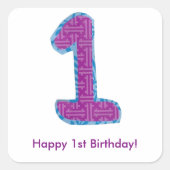 Nummer één Sticker (Voorkant)