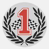 Nummer één Sticker (Voorkant)