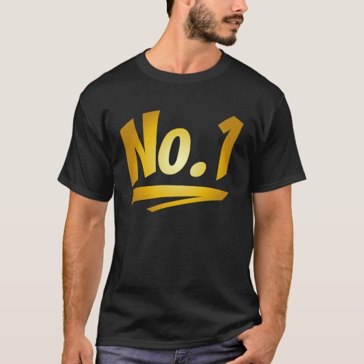 Nummer één t-shirt (Voorkant)