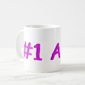 Nummer één tante koffiemok (Voorkant links)