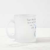 Nummer één tekencoach, bedankt Mok (blauw) (Links)